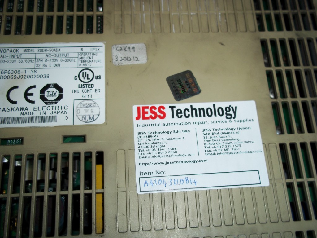 Image #3 of Repair SGDM-50ADA YASKAWA YASKAWA SERVOPACK in Malaysia, Singapore, Thailand, Indonesia