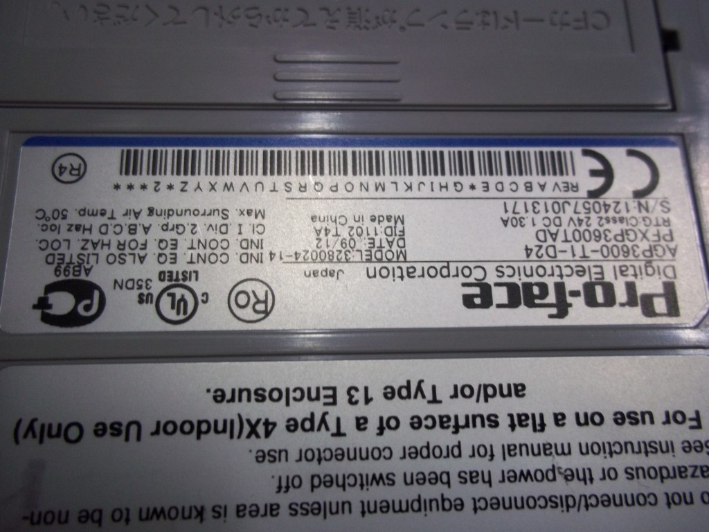 Image #1 of Repair AGP3600-T1-D24 PROFACE PROFACE TOUCH SCREEN in Malaysia, Singapore, Thailand, Indonesia