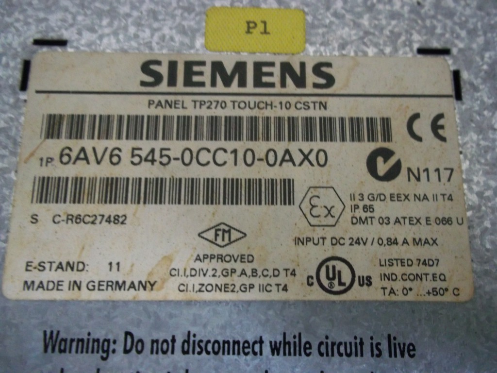 Image #1 of Repair TP270 TOUCH-10 CSTN SIEMENS SIEMENS SIMATIC PANEL TOUCH SCREEN in Malaysia, Singapore, Thailand, Indonesia