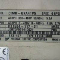 Repair CIMR-G7A41P5 YASKAWA  YASKAWA VARISPEED G7 in Malaysia, Singapore, Thailand, Indonesia