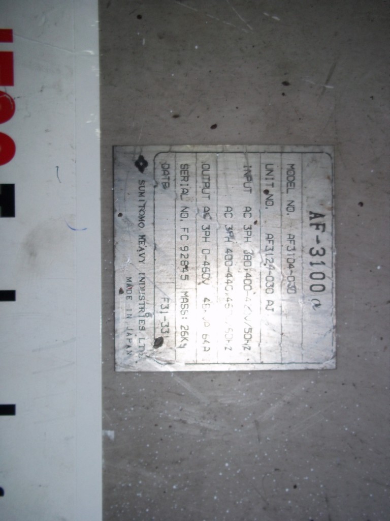 Image #3 of Repair AF3104-030 SUMITOMO SUMITOMO AC DRIVER AF-3100 in Malaysia, Singapore, Thailand, Indonesia