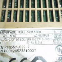 Repair SGDM-50ADA YASKAWA YASKAWA SERVOPACK  in Malaysia, Singapore, Thailand, Indonesia