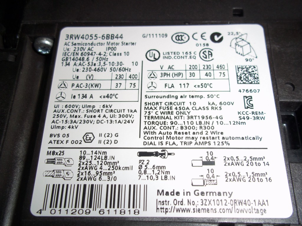 Image #1 of Repair 3RW40556BB44 SIEMENS SIEMENS SOFTSTARTER in Malaysia, Singapore, Thailand, Indonesia