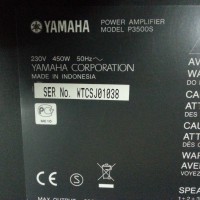 Repair P3500S YAMAHA YAMAHA POWER AMPLIFIER in Malaysia, Singapore, Thailand, Indonesia