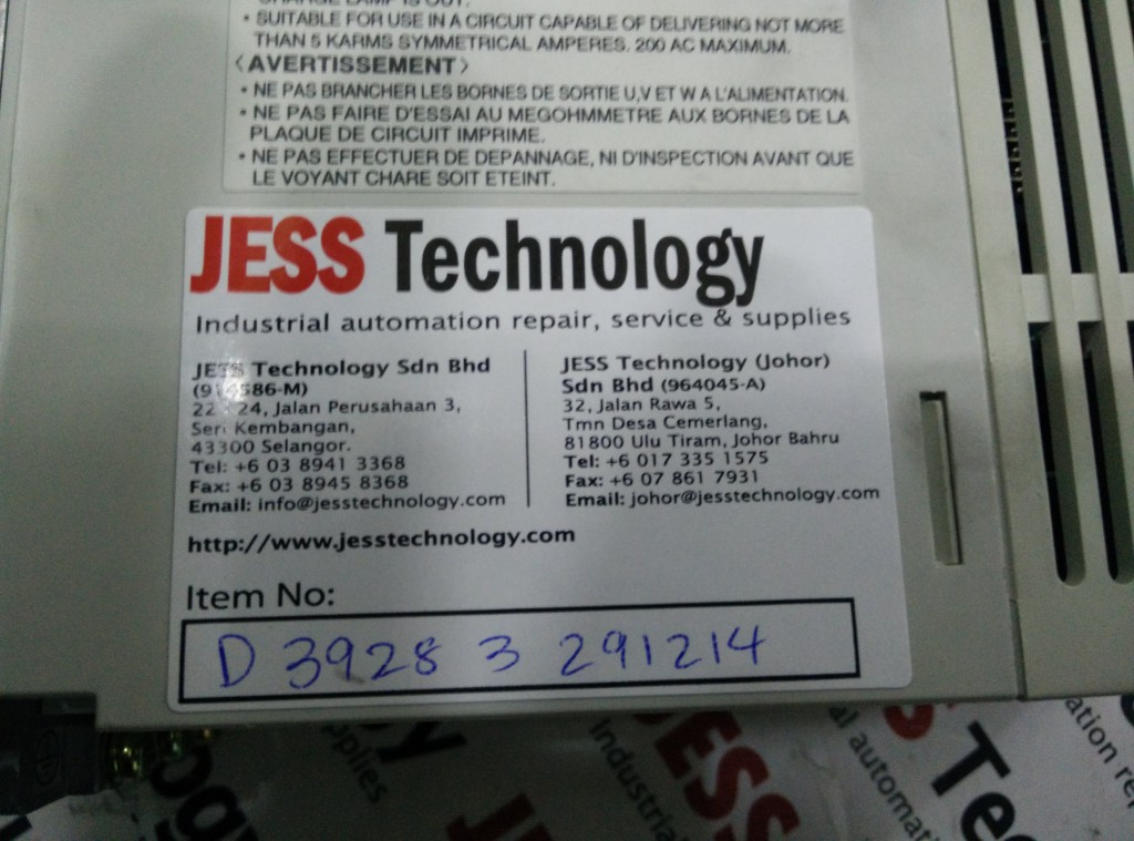 Image #1 of Repair MR-J2S-10B MITSUBISHI MITSUBISHI MELSERVO in Malaysia, Singapore, Thailand, Indonesia
