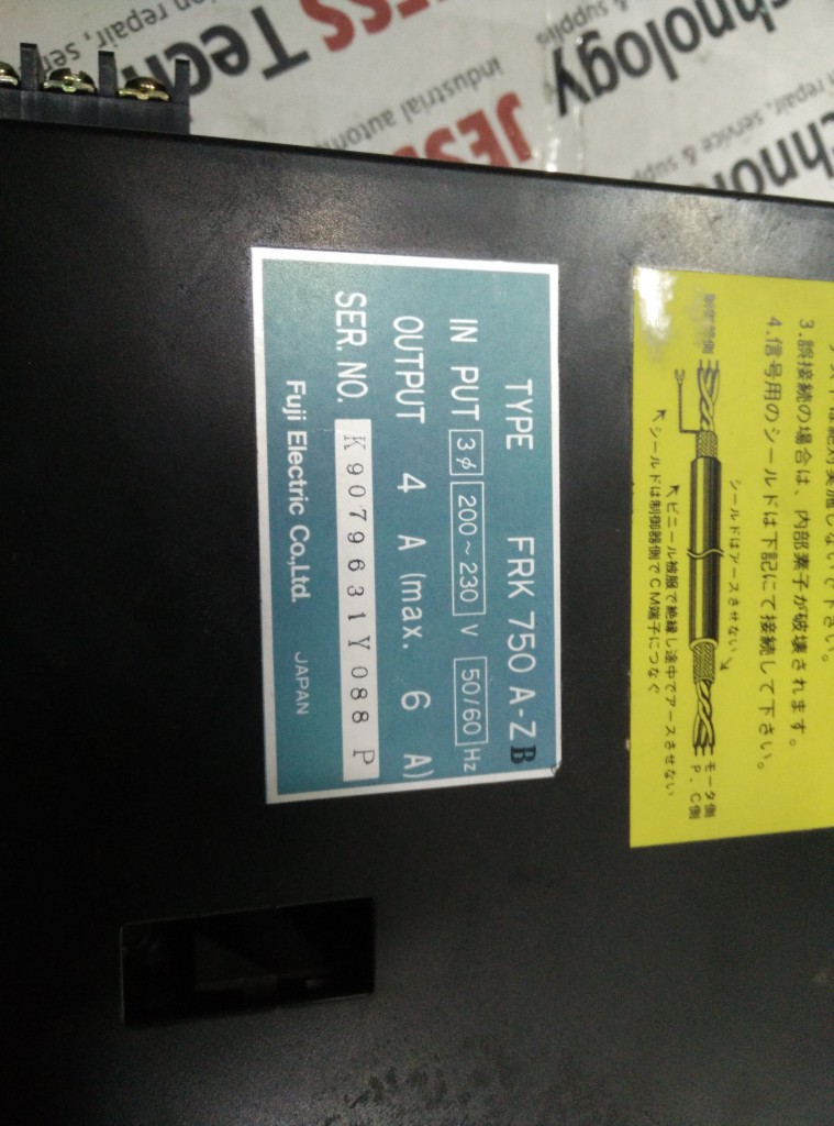 Image #2 of Repair FRK750A-ZB FUJI FUJI ELECTRIC SERVO in Malaysia, Singapore, Thailand, Indonesia