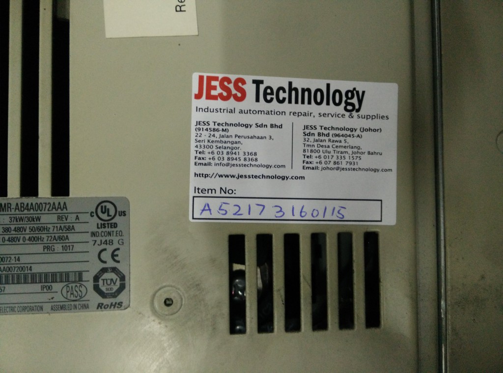 Image #1 of Repair CIMR-AB4A0072AAA YASKAWA YASKAWA A1000 in Malaysia, Singapore, Thailand, Indonesia