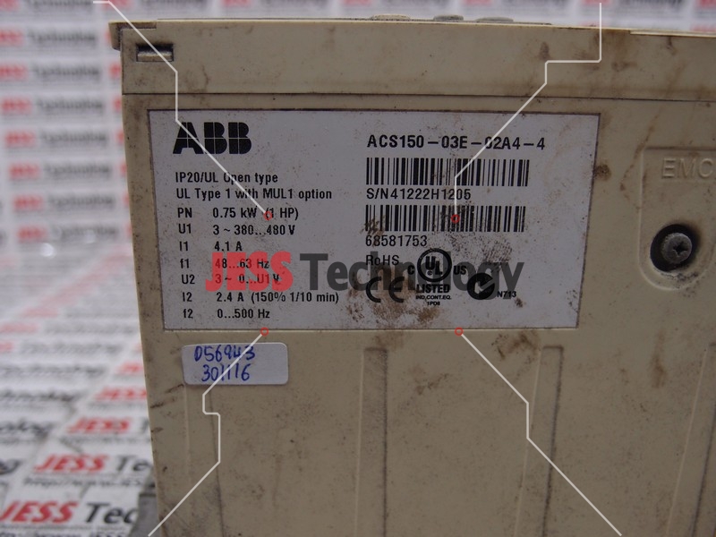 Image #1 of Repair ABB ACS150-03E-02A4-4 ABB 0.75KW INVERTER in Malaysia, Singapore, Thailand, Indonesia