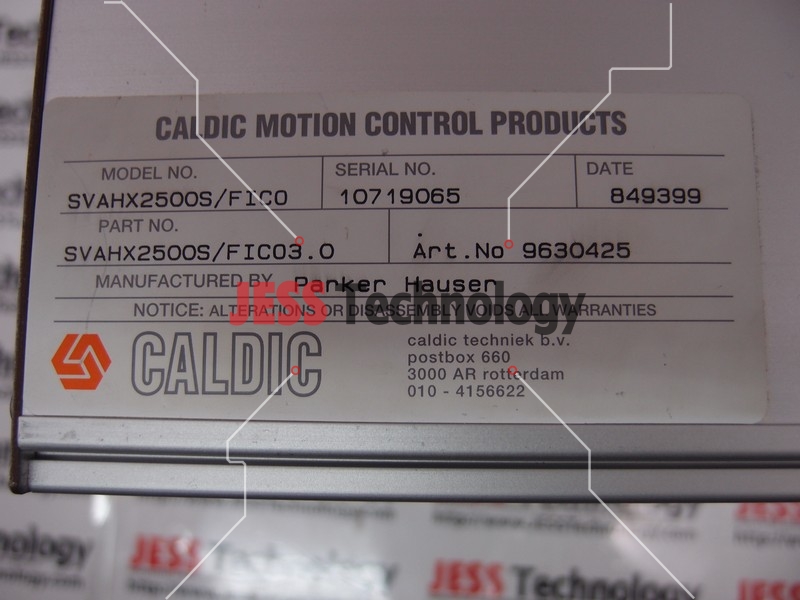 Image #1 of Repair PARKER SVAHX2500S/FICO CALDIC DRIVE in Malaysia, Singapore, Thailand, Indonesia