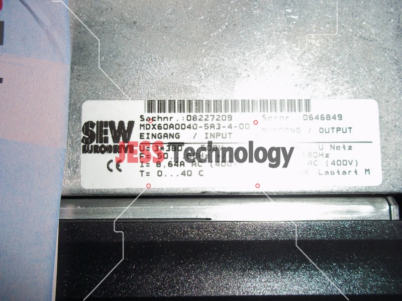 Image #1 of Repair SEW MDX61B0040-5A3-4-00 SEW shenDRIVE in Malaysia, Singapore, Thailand, Indonesia