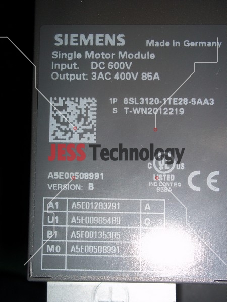 Image #1 of Repair SINGLE 6SL3120-1TE28-5AA3 SIEMENS SINGLE MOTOR MODULE 6SL3120-1TE28-5AA3 in Malaysia, Singapore, Thailand, Indonesia
