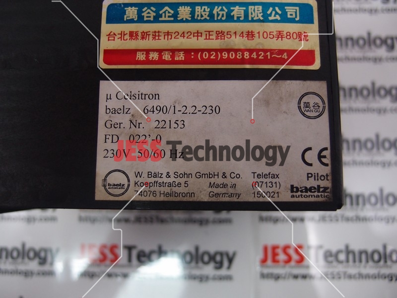 Image #4 of Repair BAELZ BAELZ-6490 BAELZ TEMPERATURE CONTROLLER in Malaysia, Singapore, Thailand, Indonesia