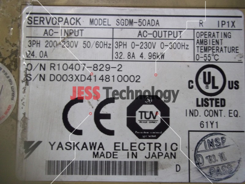 Image #3 of Repair YASKAWA SGDM-50ADA YASKAWA SERVOPACK in Malaysia, Singapore, Thailand, Indonesia
