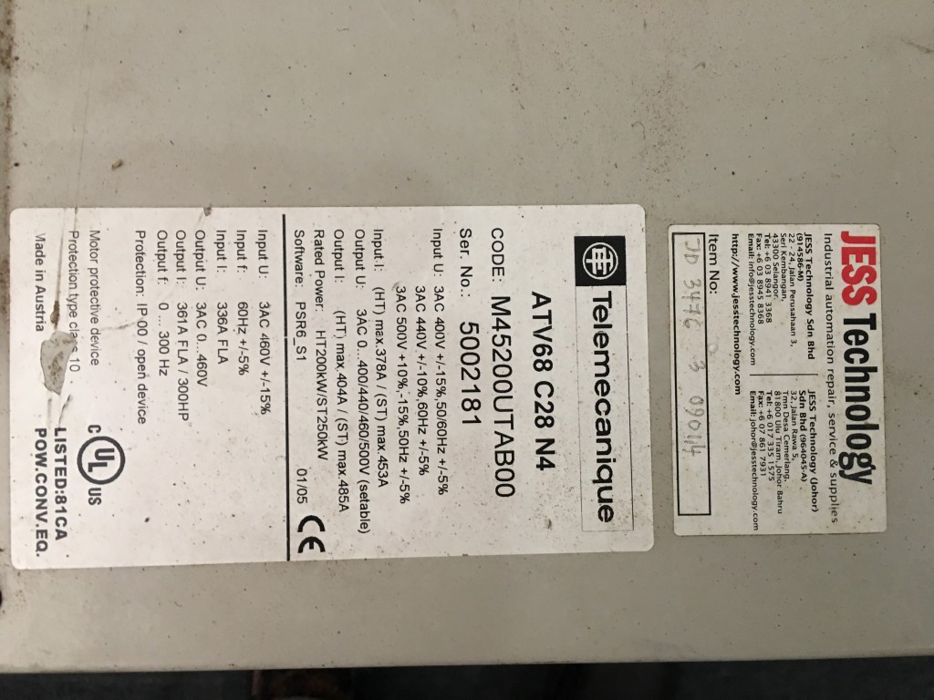 Image #2 of Repair - ATV68C28N4 ALTIVAR 68 TELEMECANIQUE (225KW) INVERTER in Malaysia, Singapore, Thailand, Indonesia