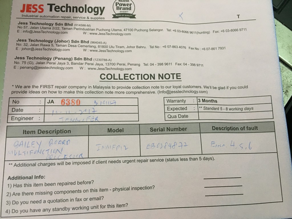 Image #4 of Repair BAILEY IMMFP12 BAILEY BOARD MULTIFUNCTION PROCESSOR in Malaysia, Singapore, Thailand, Indonesia