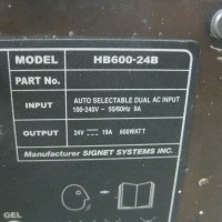 Repair – HB600-24B BATTERY CHARGER in Malaysia, Singapore, Thailand, Indonesia