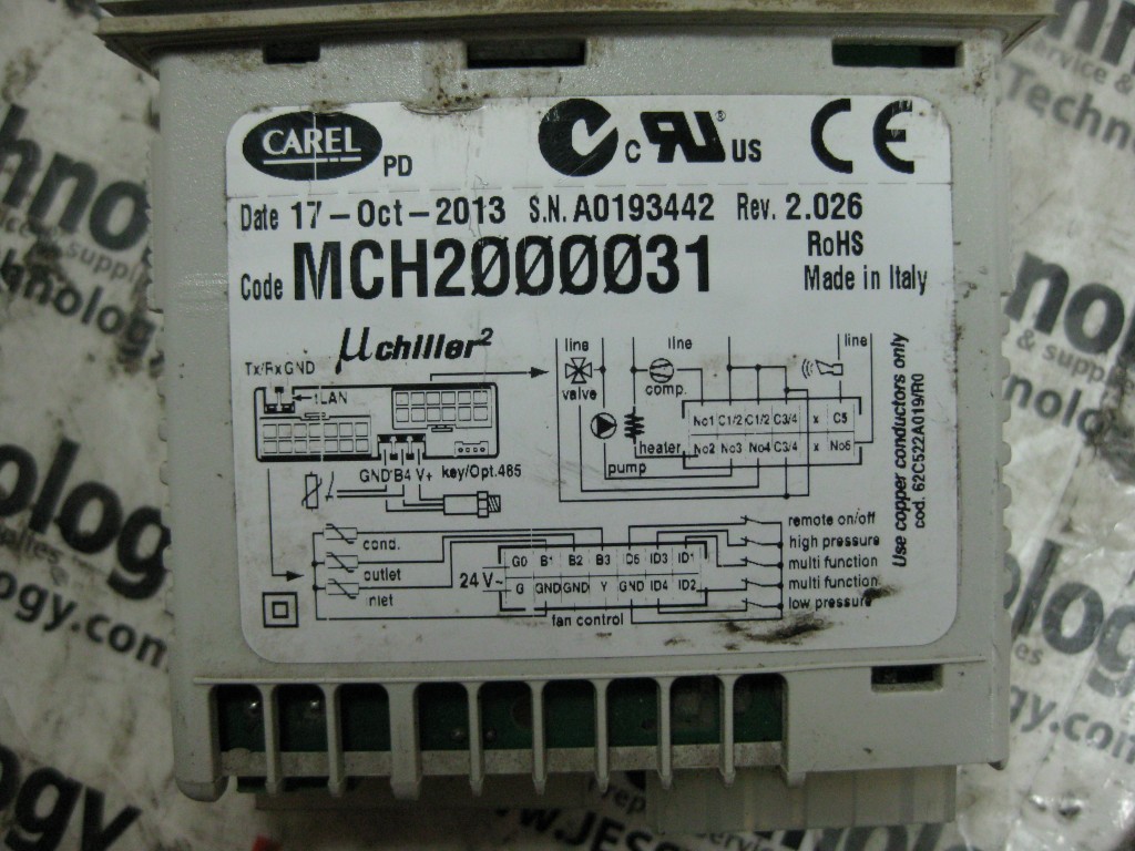 Image #3 of Repair CAREL MCH 2000031 24V MICRO CONTROLLER in Malaysia, Singapore, Thailand, Indonesia