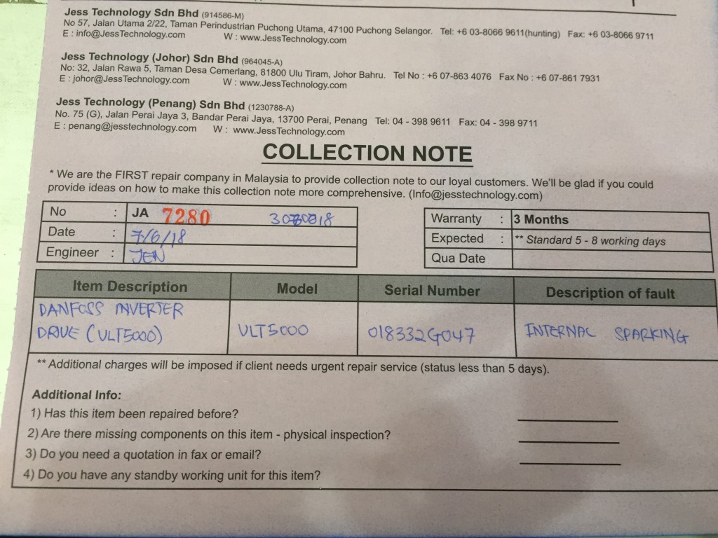 Image #1 of Repair DANFOSS VLT5000 INVERTER in Malaysia, Singapore, Thailand, Indonesia