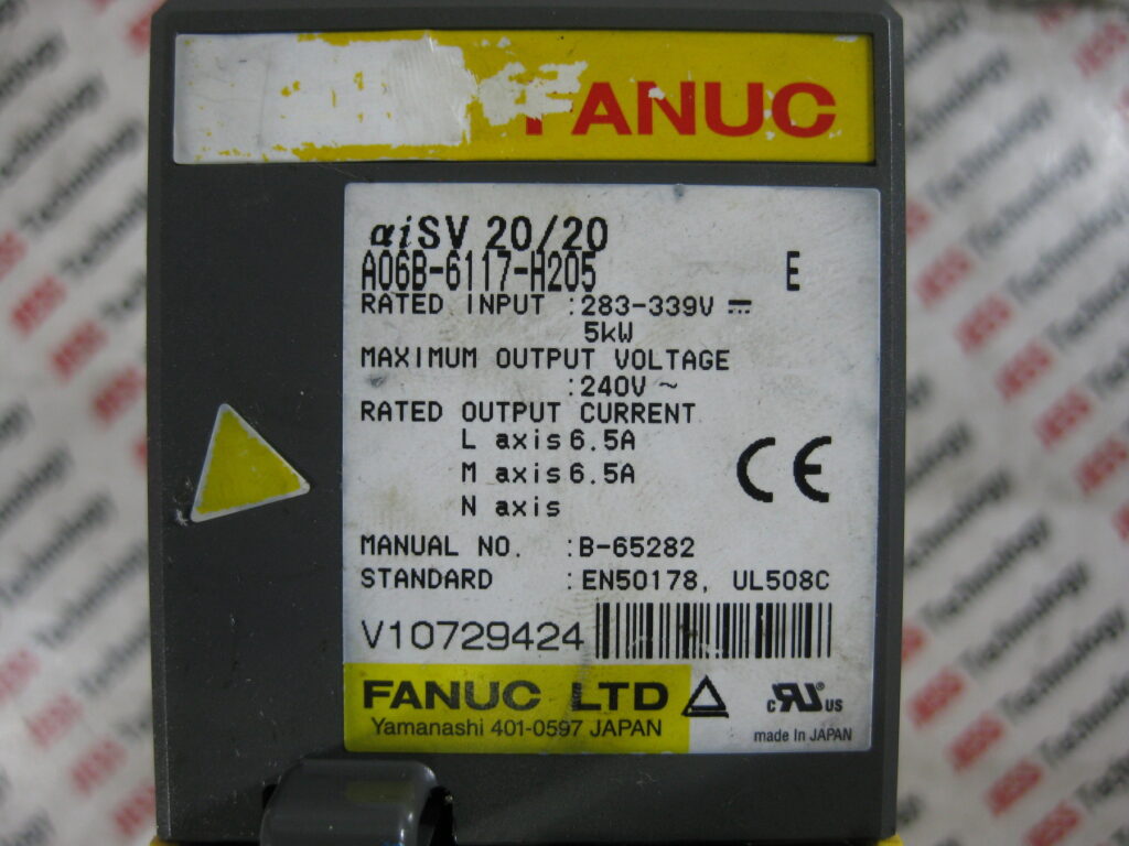 Image #4 of Repair FANUC A06B-6117-H205 SERVO AMPLIFIER in Malaysia, Singapore, Thailand, Indonesia
