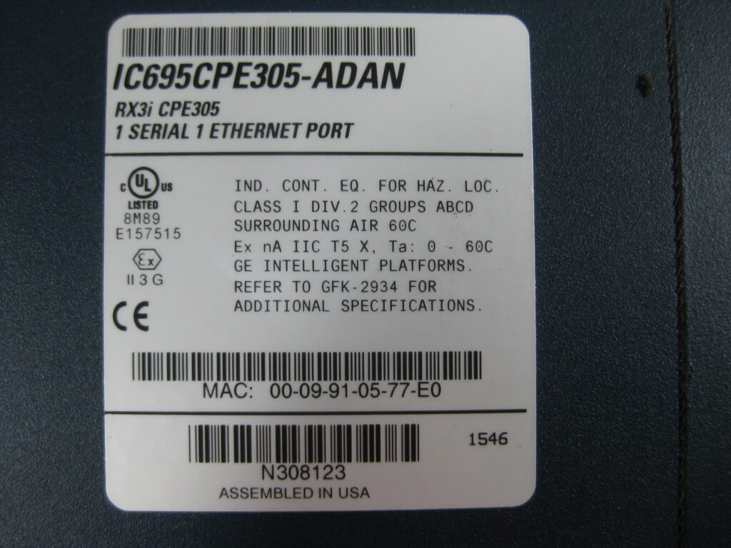 Image #4 of Repair GE FANUC RX3I CPE305 ETHERNET PORT in Malaysia, Singapore, Thailand, Indonesia