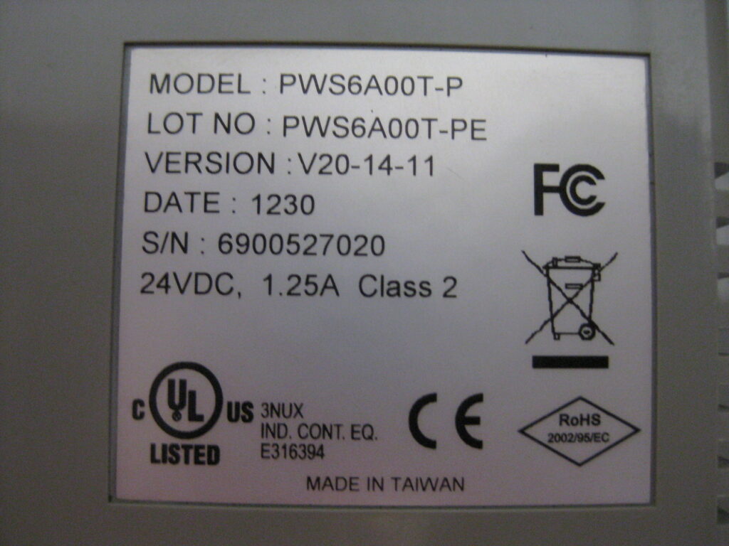 Image #4 of Repair HITECH PWS6A00T-P HMI TOUCH SCREEN in Malaysia, Singapore, Thailand, Indonesia