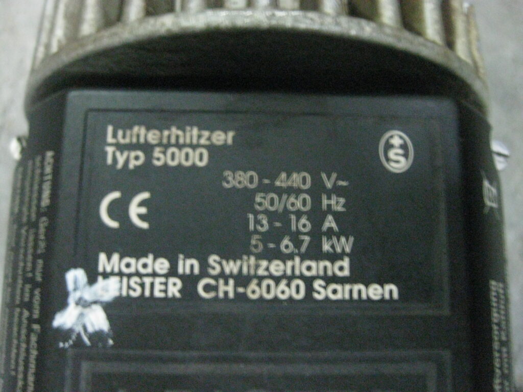 Image #1 of Repair LEISTER CH-6060 SARNEN HOT AIR BLOWER in Malaysia, Singapore, Thailand, Indonesia