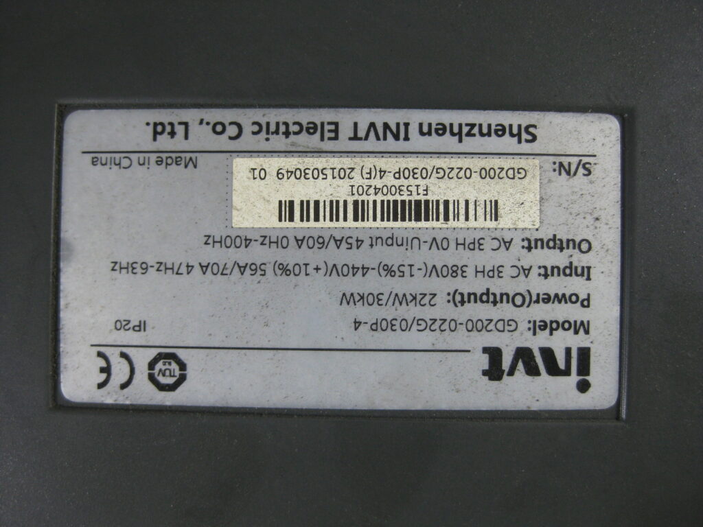 Image #1 of Repair INVT GD200-022G/030P-4 INVERTER 22KW in Malaysia, Singapore, Thailand, Indonesia