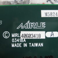 Repair MIRLE 40603418A 03418A PCB in Malaysia, Singapore, Thailand, Indonesia
