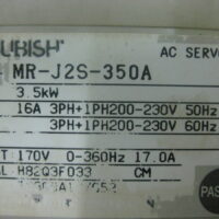 Repair Mitshubishi MR-J2S-350A Servo Amplifier in Malaysia, Singapore, Thailand, Indonesia