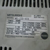 Repair MITSUBISHI MR-J2S-40A AC SERVO 400W in Malaysia, Singapore, Thailand, Indonesia