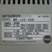 Repair MITSUBISHI MR-J2S-40A AC SERVO in Malaysia, Singapore, Thailand, Indonesia