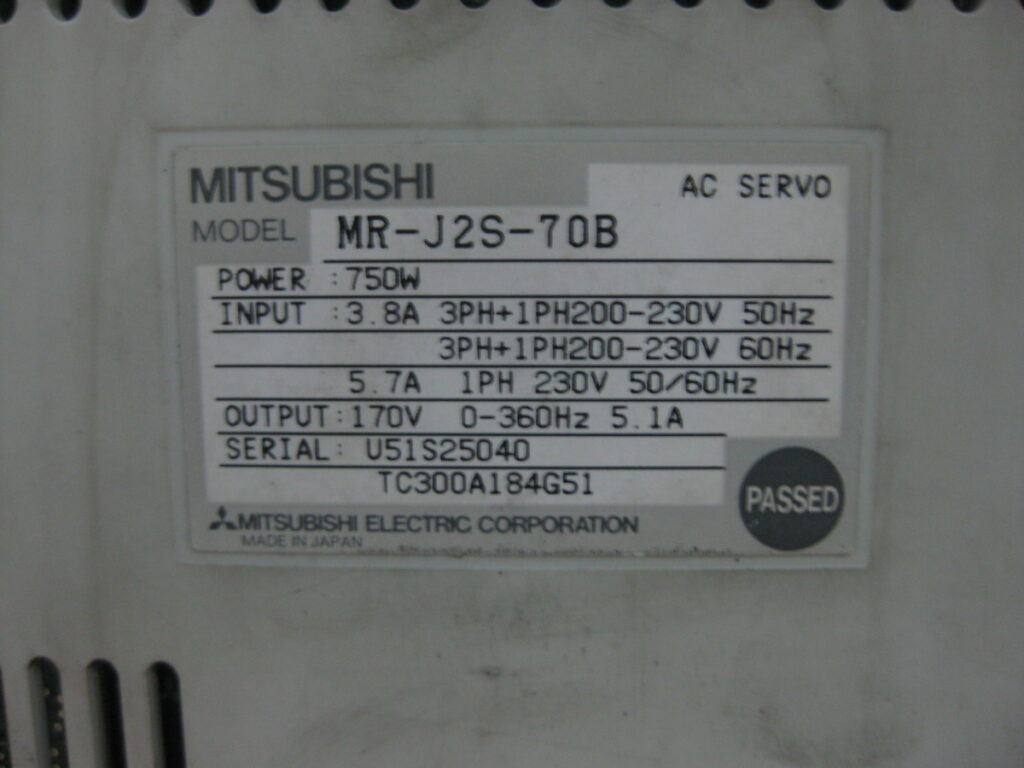 Image #4 of Repair MITSUBISHI MR-J2S-70B MITSUBISHI AC SERVO in Malaysia, Singapore, Thailand, Indonesia