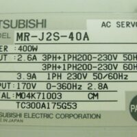 Repair Mitsubishi MR-J2S-40A AC Servo in Malaysia, Singapore, Thailand, Indonesia