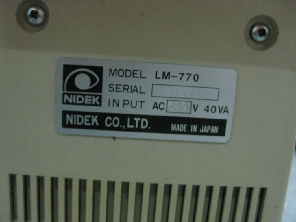 Image #1 of Repair NIDEC LM-770 LENSO METER in Malaysia, Singapore, Thailand, Indonesia