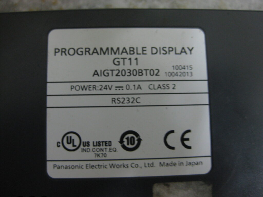 Image #2 of Repair OLD RIVERS AIGT2030BT02 PROGRAMMABLE DISPLAY in Malaysia, Singapore, Thailand, Indonesia