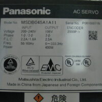 Repair PANASONIC  MSDB045A1A11 AC SERVO in Malaysia, Singapore, Thailand, Indonesia