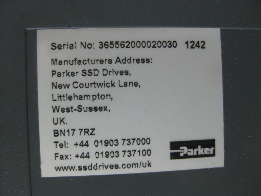 Image #2 of Repair PARKER 890SD-532590D0-B00-1A000 AC INVERTER DRIVE in Malaysia, Singapore, Thailand, Indonesia