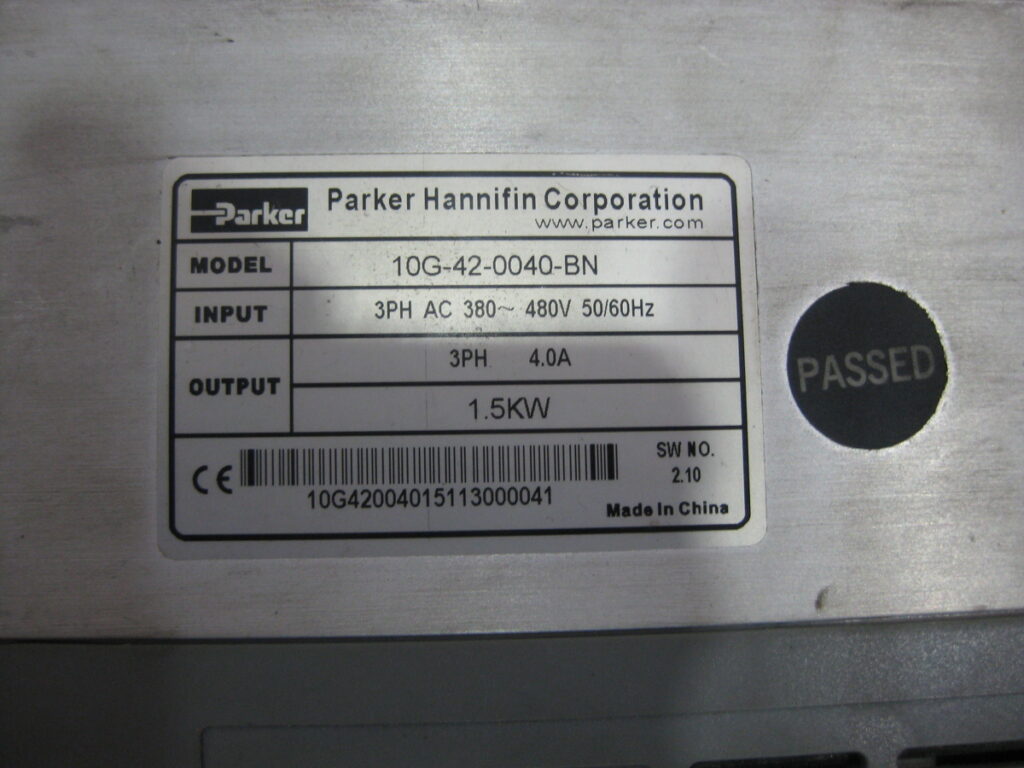 Image #4 of Repair PARKER 10G-42-C040-BN PARKER INVERTER in Malaysia, Singapore, Thailand, Indonesia