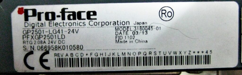 Image #1 of Repair PROFACE 31800451 PROFACE TOUCH SCREEN in Malaysia, Singapore, Thailand, Indonesia