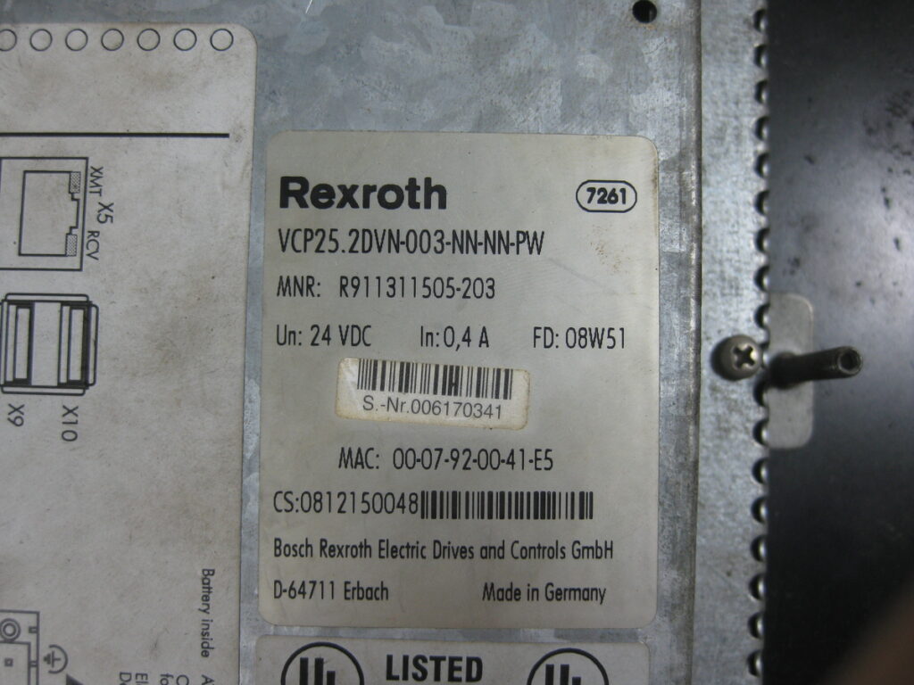 Image #4 of Repair REXROTH VCP25.20VN-003-NN-NN-DW INDRA CONTROL VCP25 in Malaysia, Singapore, Thailand, Indonesia