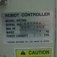 Repair TOSHIBA SR7000 ROBOT CONTROLLER in Malaysia, Singapore, Thailand, Indonesia