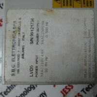 Repair S.B.C LVD5 SERVO DRIVE in Malaysia, Singapore, Thailand, Indonesia