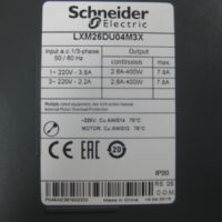 Repair SCHNEIDER ELECTRIC LXM26DU04M3X AC SERVO DRIVE in Malaysia, Singapore, Thailand, Indonesia