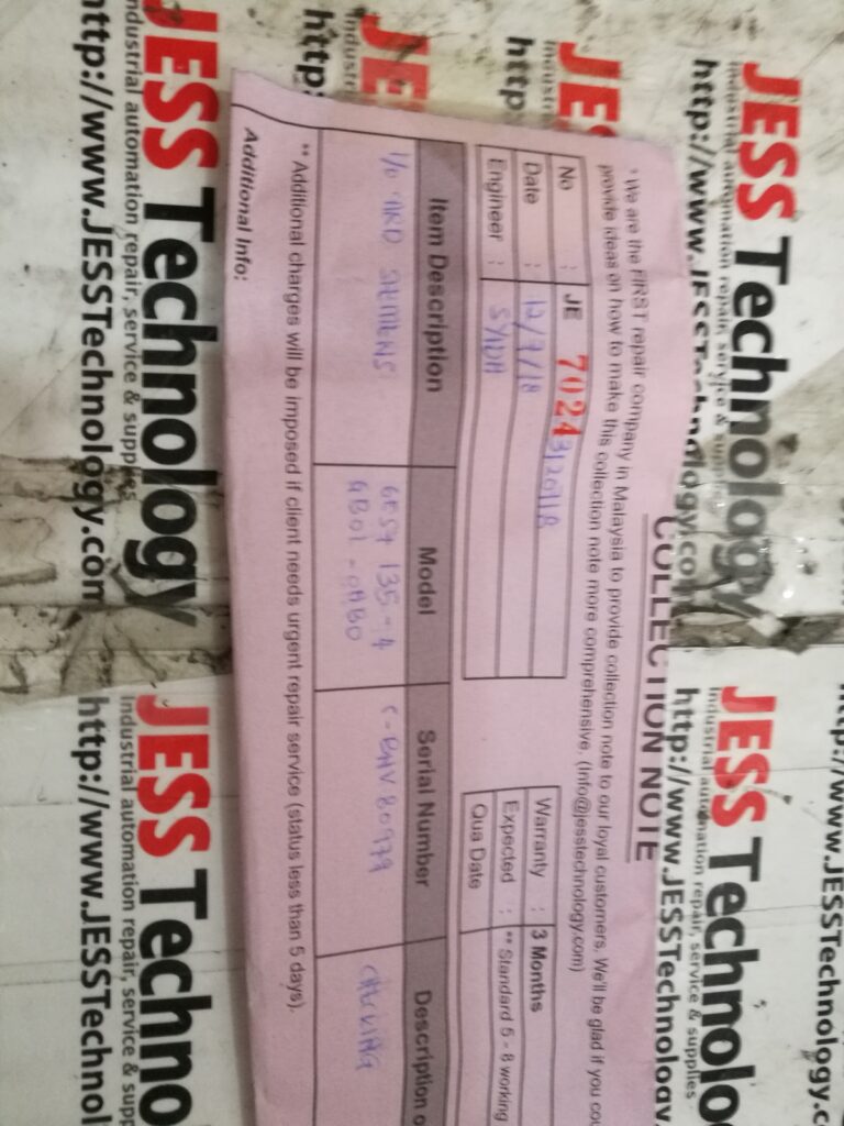 Image #1 of Repair SIEMENS 6ES7135-4GB01-0AB0 I/O CARD in Malaysia, Singapore, Thailand, Indonesia