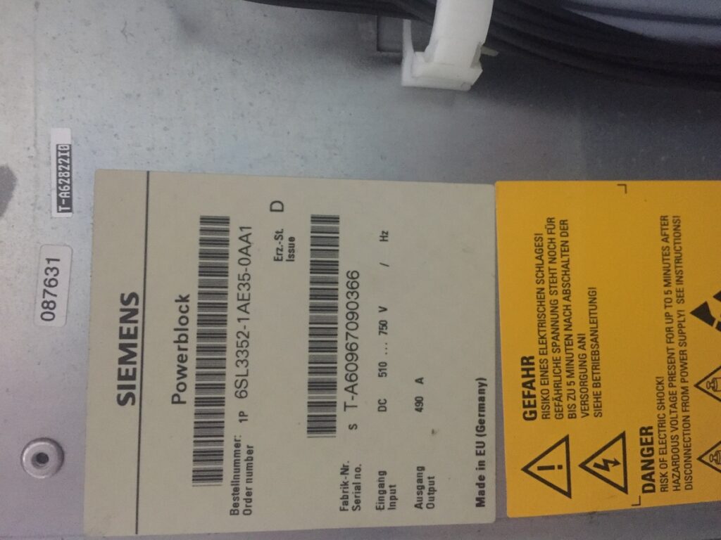 Image #1 of Repair SIEMENS 6SL3352-1AE35-0AA1 POWER BLOCK in Malaysia, Singapore, Thailand, Indonesia