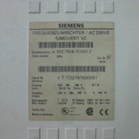 Repair Siemens 6SE7024-7ED61-Z SIMOVERT VC   in Malaysia, Singapore, Thailand, Indonesia