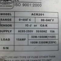 Repair SINHOT ACR201 TEMPERATURE CONTROLLER in Malaysia, Singapore, Thailand, Indonesia