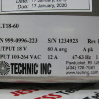Repair TECHNIC INC SLT18-60 RECTIFIER in Malaysia, Singapore, Thailand, Indonesia