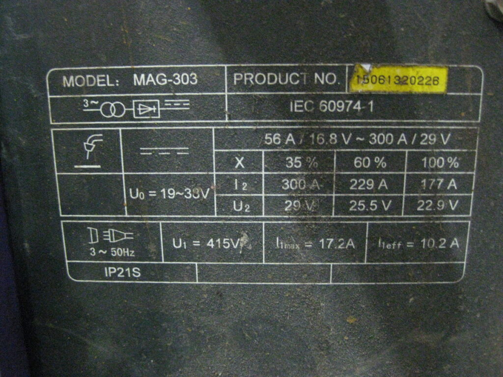 Image #1 of Repair WELDONE MAG-303 WELDING MACHINE in Malaysia, Singapore, Thailand, Indonesia