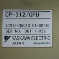 Repair YASKAWA CP-312 CPU  in Malaysia, Singapore, Thailand, Indonesia